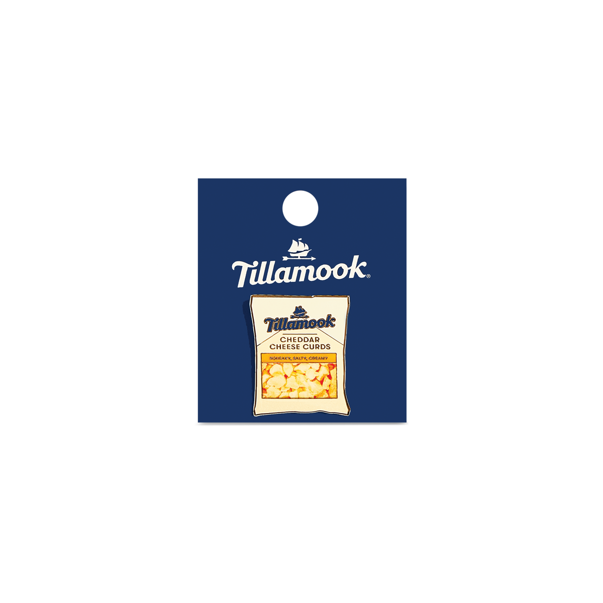 Cheese Curds Enamel Pin Tillamook Shop