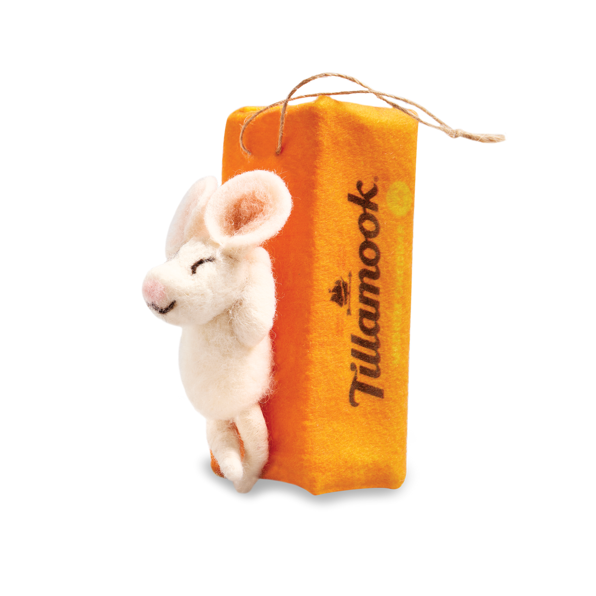 Mouse & Cheddar Baby Loaf Felt Ornament – Tillamook Shop
