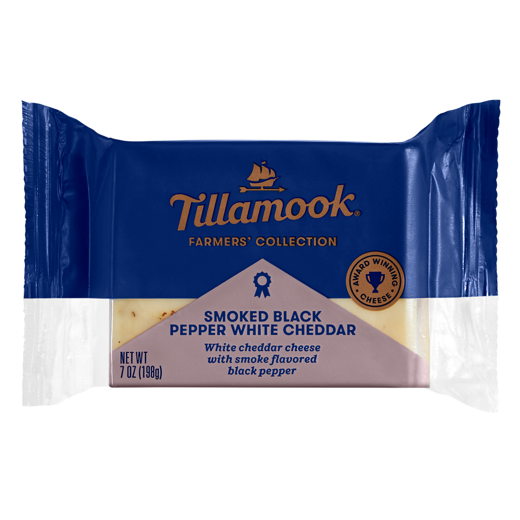 tillamook shop - farmers' collection smoked black pepper white cheddar cheese - 2022