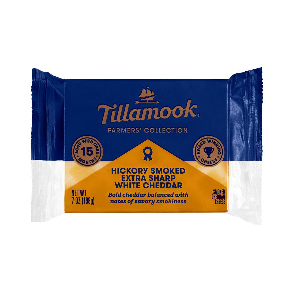 tillamook shop - farmers' collection hickory smoked extra sharp white cheddar cheese - 2022