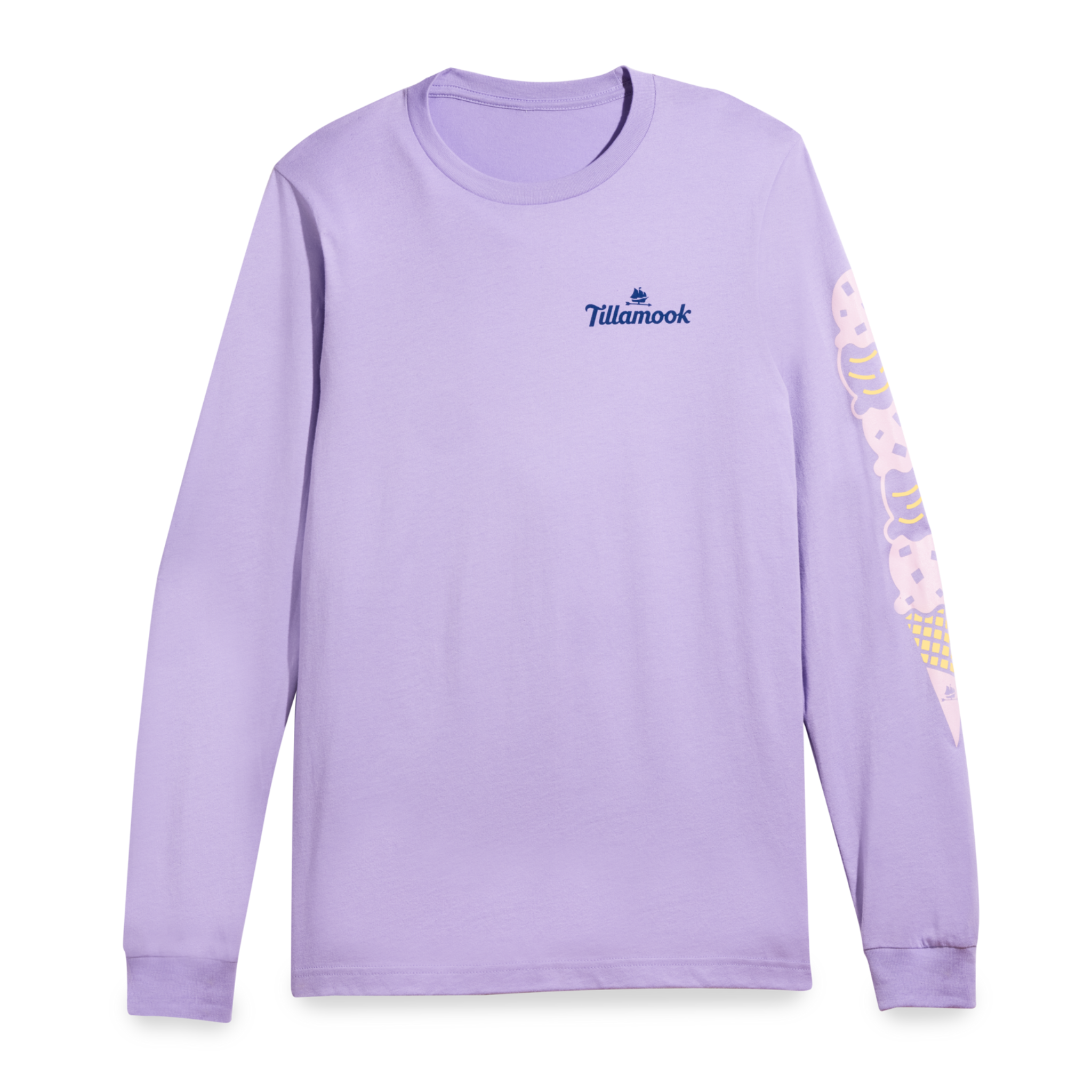 Lavender Long-Sleeve Ice Cream Shirt – Tillamook Shop