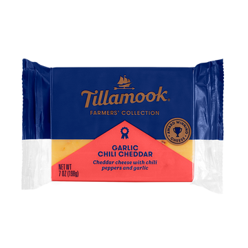 tillamook shop - farmers' collection garlic chili cheddar cheese - 2022